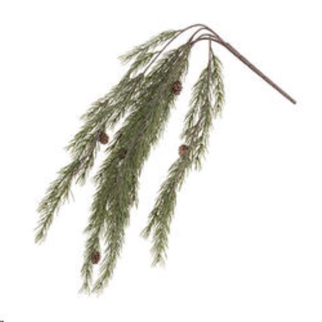 Rental store for artificial pine branch with pine cones in Auburn IN
