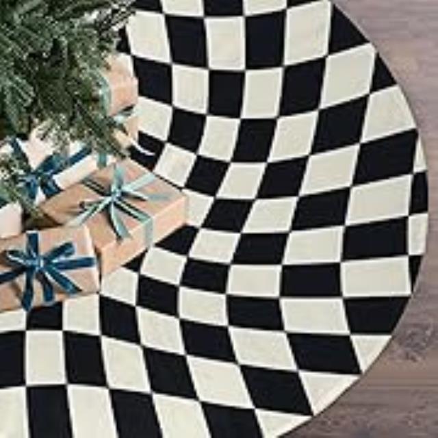 Rental store for BLACK WHITE TREE SKIRT 48 in Auburn IN
