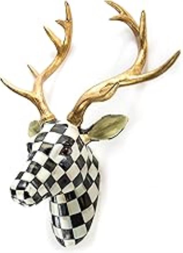 Rental store for MACKENZIE CHILD CHECKED DEER HEAD WALL M in Auburn IN