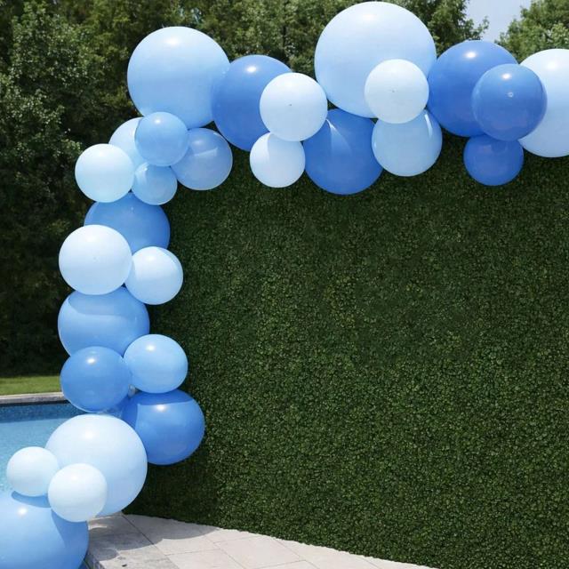 Rental store for 18  blue reuseable balloon arch in Auburn IN