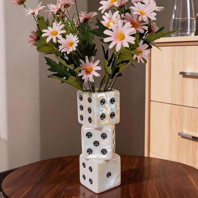Rental store for DICE VASE 2 L x 2 W x 7 H in Auburn IN